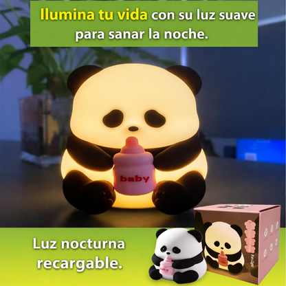 Lampara de Panda con Múltiples Colores Táctil